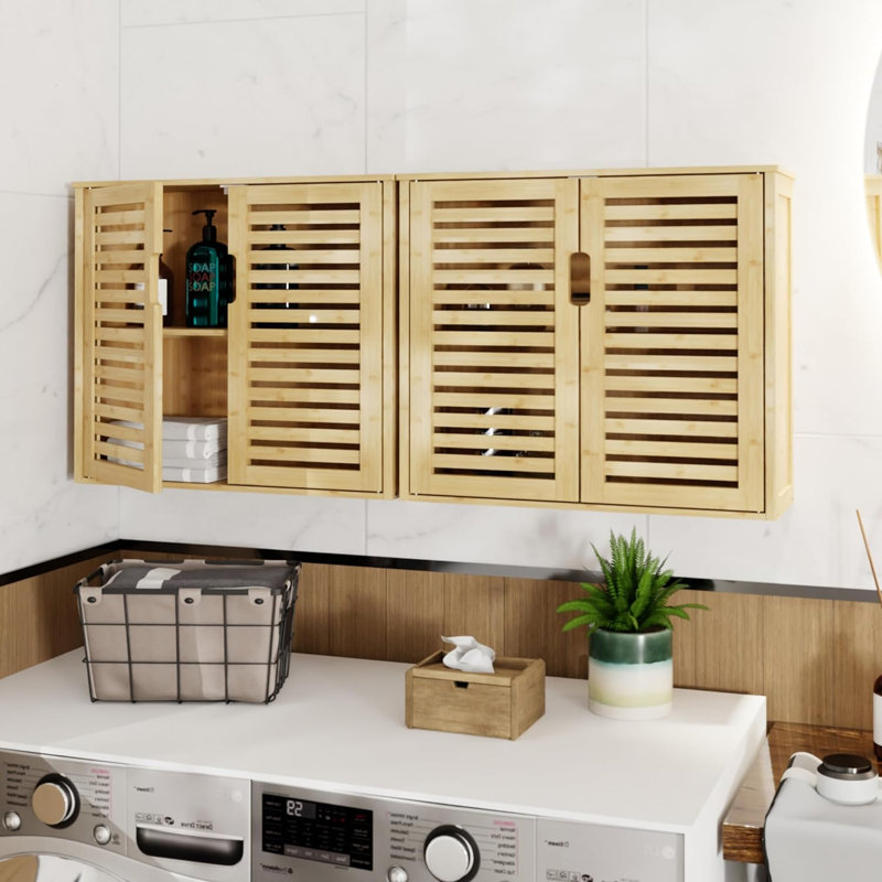 Rangement pour salle de bain Dharm, Naturel