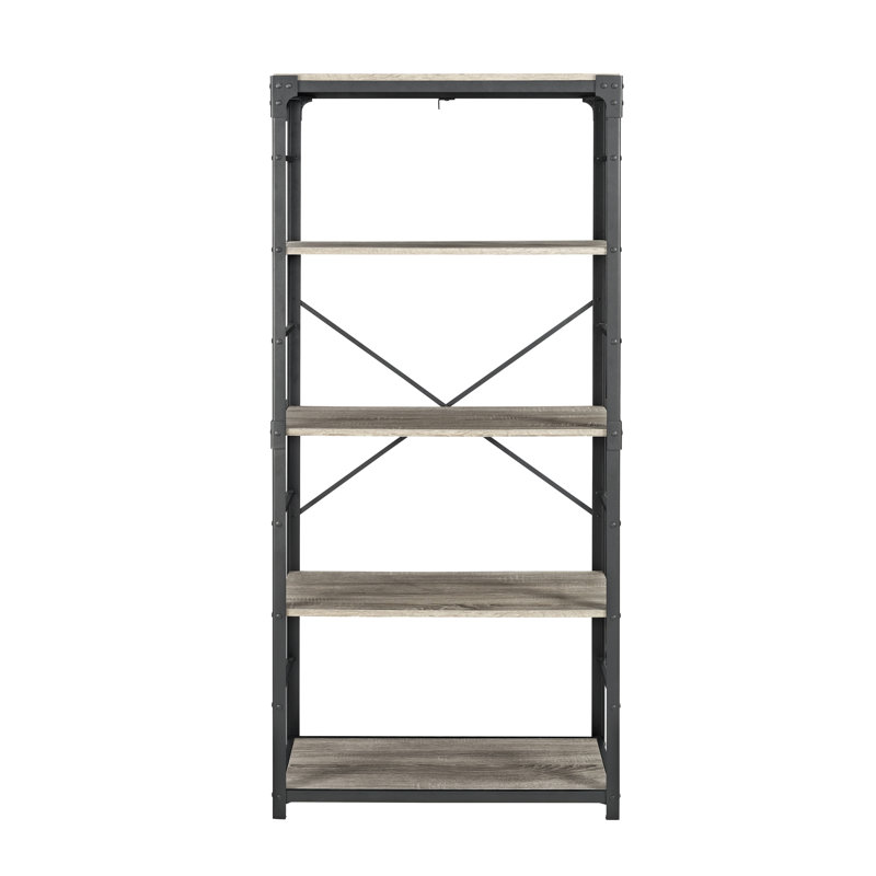 Bibliothèque étagère H 64 po x l 30 po Melynnie, Bois flotté