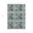 3' X 5' Purple and Green Floral Medallion Washable Non Skid Indoor Outdoor Area Rug