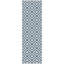 Runner Geometric Flatweave Area Rug-199330871