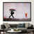 Black Floater Framed