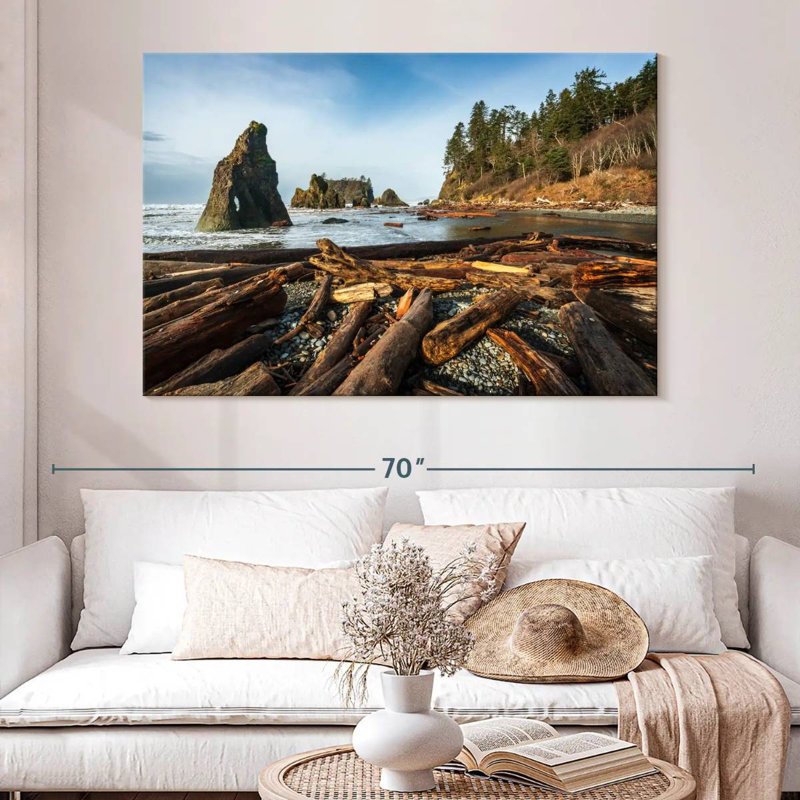 Bois flottant Alvord Ruby Beach, H 34 po x l 51 po