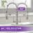 Pull Down Single Handle Kitchen Faucet with Accessories-70472617