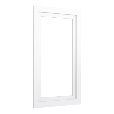 Poplin Marabou Medicine Cabinet Surround, 15" Wide