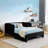 Yorvessa Modern Upholstered Velvet Platform Sofa Bed with 2 Storage Drawers, Reinforced Wood Structure for Bedroom & Living Room-129598168