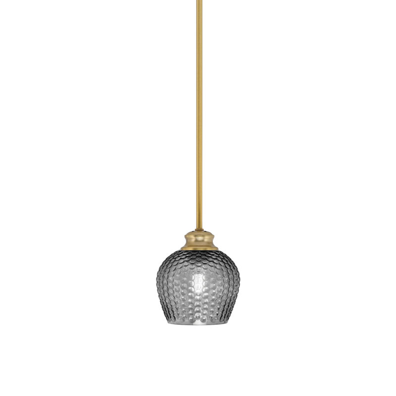 Luminaire suspendu Quapaw Zola, Noir, Laiton New Age