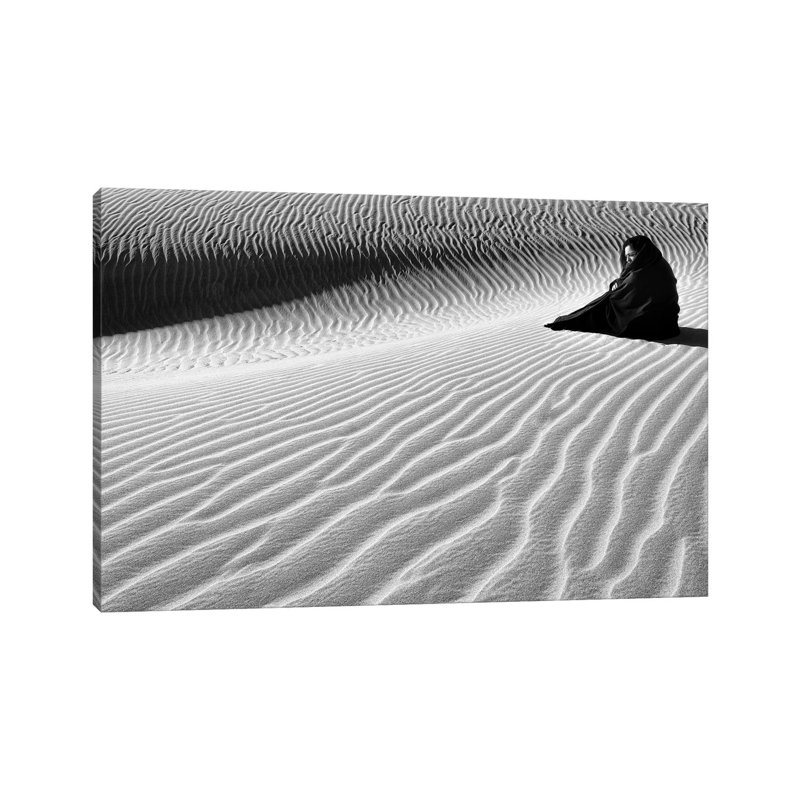 Sandy Thoughts! by Ali Khataw - Wrapped Canvas Print, 66.04 cm H x 45.72 cm W x 1.91 cm D