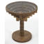 Table basse d'appoint en bois et en verre trempé de 20 po Red Barrel Studio® Super Elegant