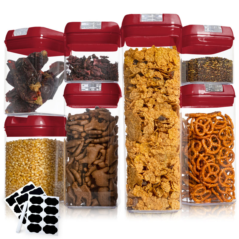 48oz. Food Storage Container, Red