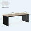 Bureau double 78,74 "pour 2 personnes, poste de travail industriel avec structure en métal robuste-763919661