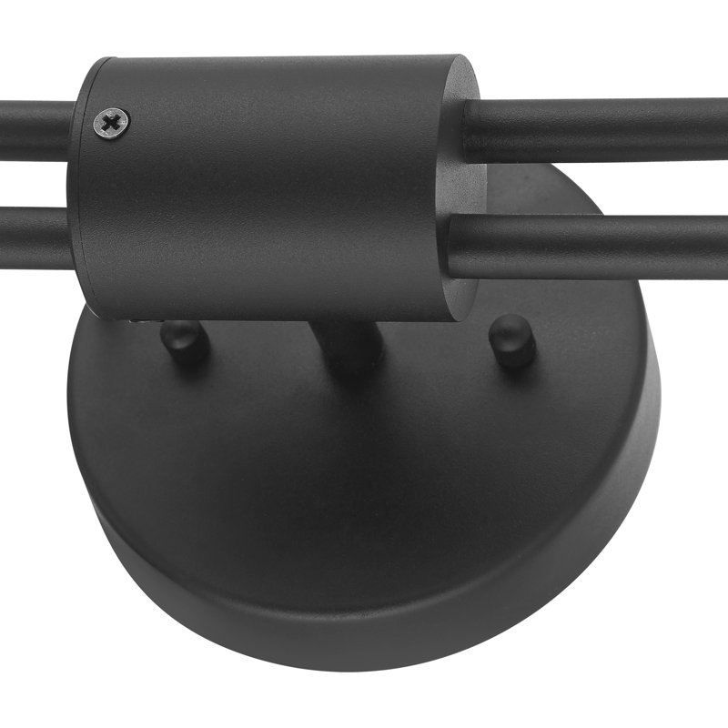 Éclairage pour meuble-lavabo moderne / contemporain à 6 lumières, Noir mat