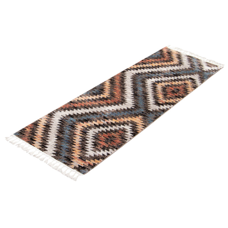 Abdul-Rahim Chevron Indoor Rug, Runner 2'7" x  8'4"