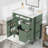 Eudaldo 30.01'' Single Bathroom Vanity with Solid Wood Top-1923261984