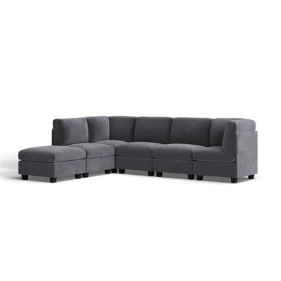 Polyester Upholstered Modular Sectional