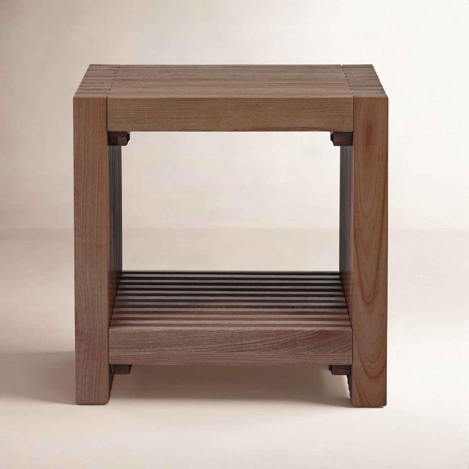 Finnian 22" End Table, Dark Brown Wood