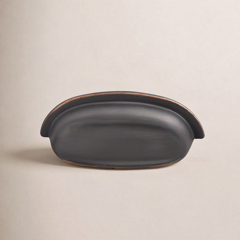 Poignée coquille, Bronze frotté à l'huile