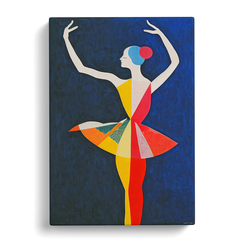 Wonderful Ballerina - Wrapped Canvas, 50cm H x 35cm W x 3cm D