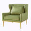 Chaise avec accoudoirs en velours Modern-130549282