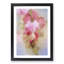 Pink Bleeding Heart Flowers in Abstract - Picture Frame Graphic Art Print-55768810-55768809