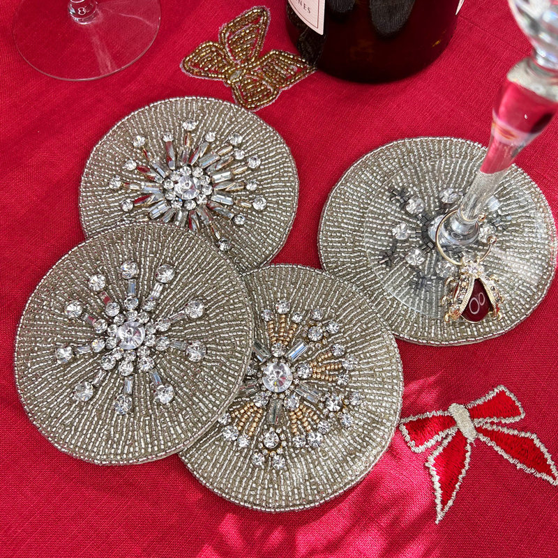 Snowflake Round Coaster