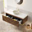 Meuble-lavabo de salle de bain, armoire de rangement flottante, pré-assemblé-1273862149