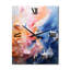 Horloge murale abstraite moderne rose et bleu Fusion II-1575964824