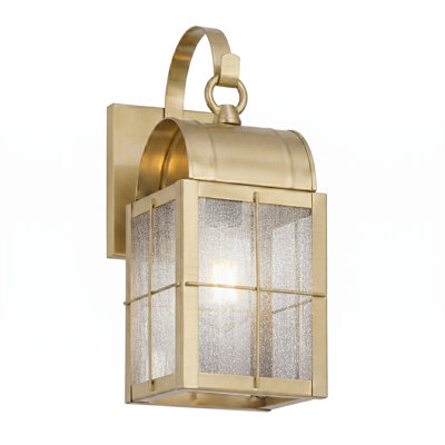 Brass Traditions - Durham - 1 Light - 13 inch - Antique Brass - Solid Brass - Wall Light