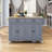 54.3 Inch Width Kitchen Island Cart with Cabinet and Drawers, 2 Locking Wheels, Adjustable Shelves-1346986726