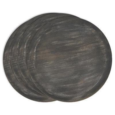 Sousplat Collection Mango Wood No Pattern Charger