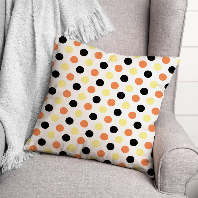 Polka Dots Throw Pillow