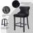 Alaster Upholstered Counter Stool with Solid Wood Frame-1107992073