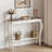 39.4" W Console Table with Storage Shelf and Distinctive Leg Design-1776798795-1862979502