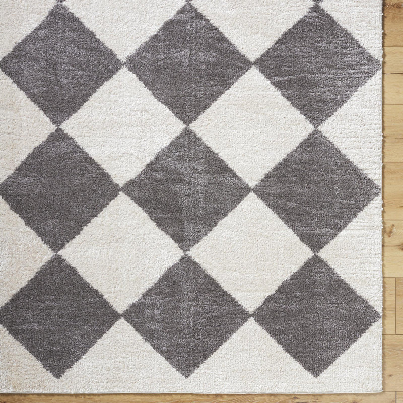 Fossay Shag Area Rug, Rectangle 7'10" x 10'