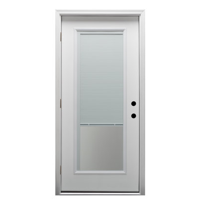 80'' Flush Fiberglass Front Entry Doors