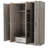 Spacious Four-Door Wardrobe With Built-In Mirror And Secure Storage, Perfect For Organized Bedroom