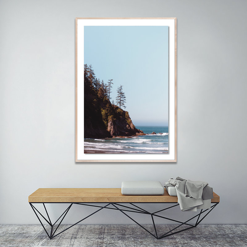 Photo encadrée « seaside », H 48 po x l 30 po x H 2,5 po, Naturel