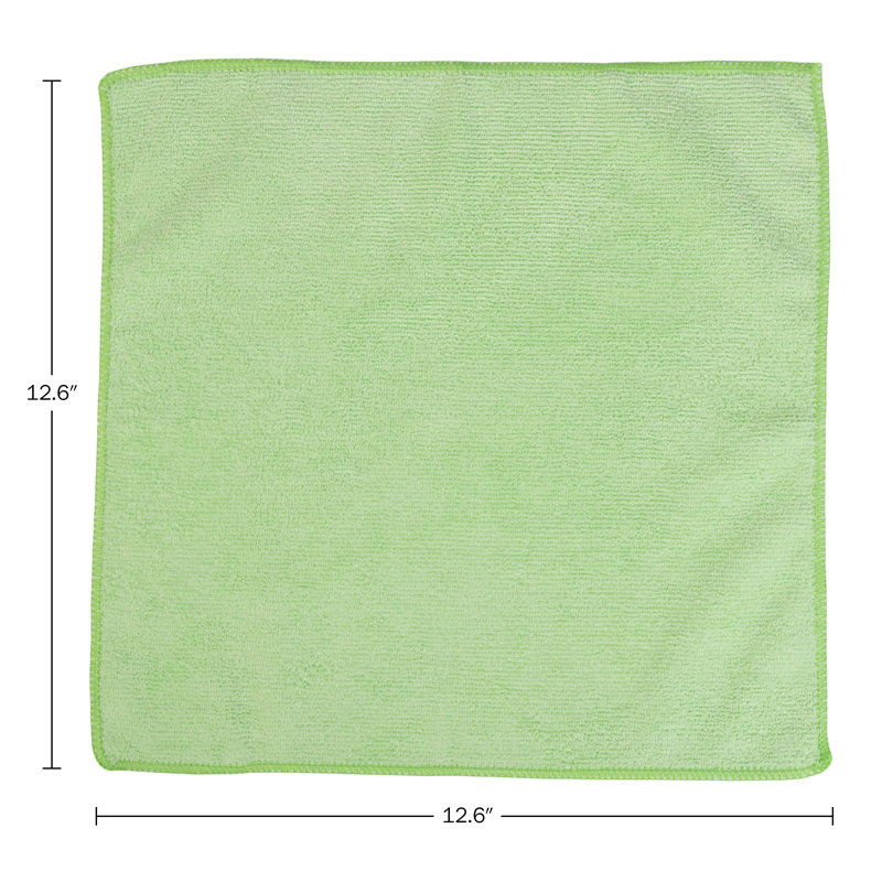 Stalwart 24 Pack Microfiber Cleaning Cloth Set for Cars, Home, and Kitchen
