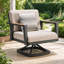Emoti Outdoor Teak Swivel Armchair