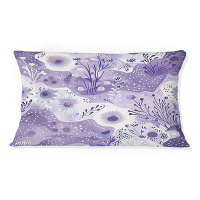 Coussin lombaire mauve lavande Delight I