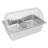 Contenant alimentaire rectangulaire en acier inoxydable avec couvercle