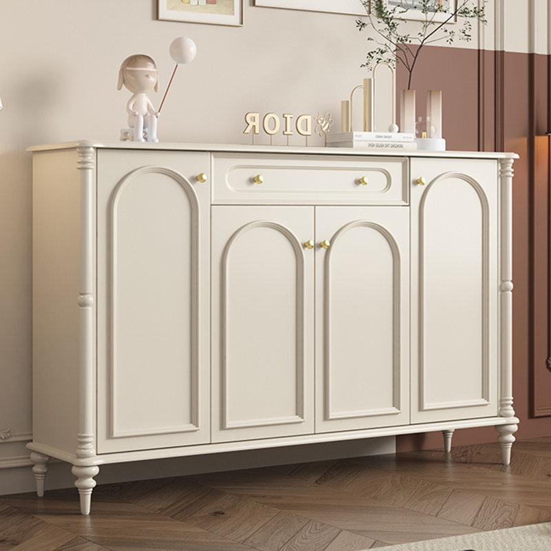 French style furniture storage shoe cabinet