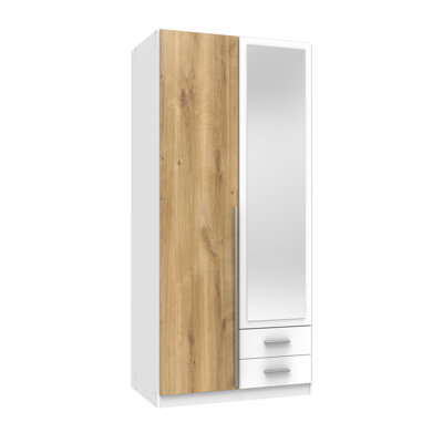 Thorwar 2 Door Manufactured Wood Wardrobe