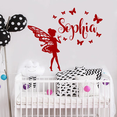 Décalcomanie murale chambre de bébé papillon