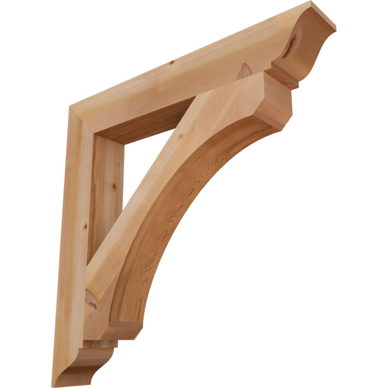 Support lisse Legacy, Cèdre rouge, H 40 po x l 5,5 po x P 40 po