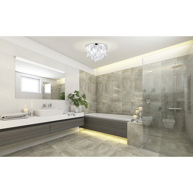 Isabeau Crystal LED Flush Mount