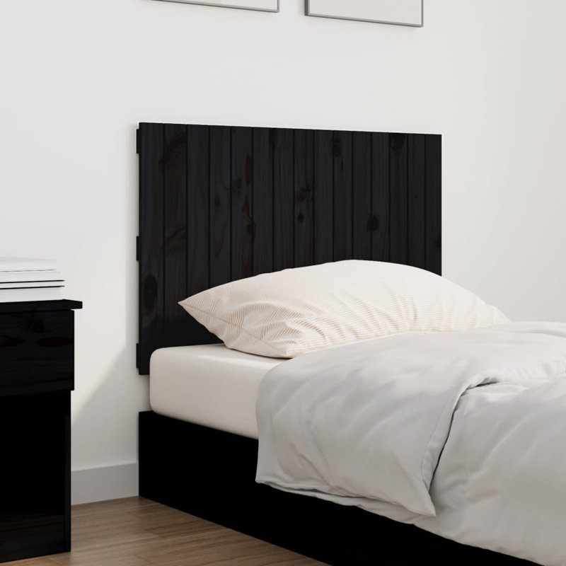 Headboard, 60cm H x 96cm W x 3cm D, Black