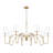 Parham Rubbed Brass 8 Light Chandelier-123223136