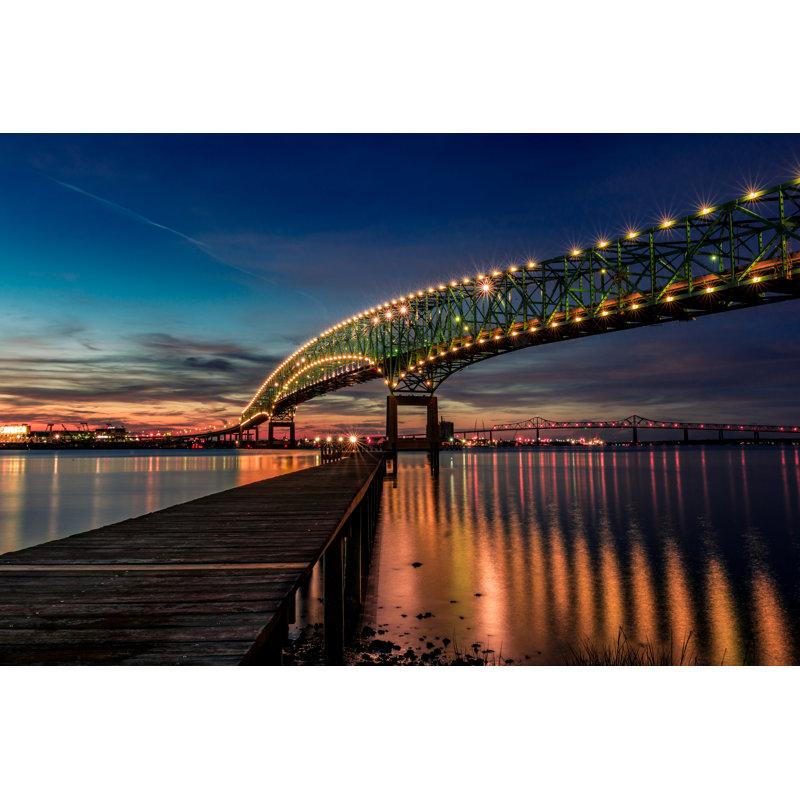 Dock Days Of Summer In Florida by JerrysHots - Wrapped Canvas Print, 30cm H x 46cm W