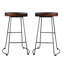 Seleukos Counter Stool with Metal Frame-2041900880