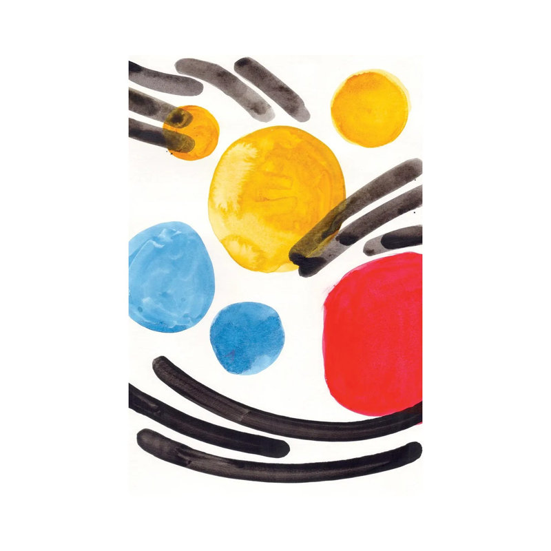 Primary Watercolor by EnShape - Wrapped Canvas Gallery-Wrapped Canvas Giclée, 20.32 cm H x 30.48 cm W